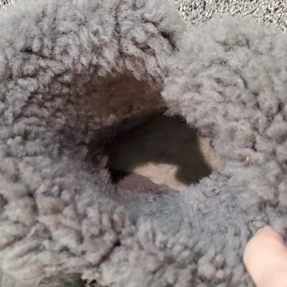 Ugg Australia Women 3349 Ankle Bailey Button Leather Sheepskin Boots shoes 10 - Picture 12 of 15